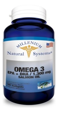OMEGA 3 EPA + DHA  1300 mg x 100 CAP Natural Systems