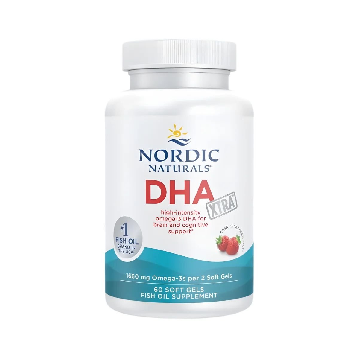 Omega-3 DHA Xtra 1660 mg 60 Softgels - Nordic Naturals